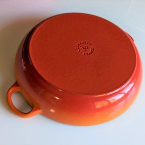 Le Creuset Braiser - Cast Iron Enamel 3.5 Quart Flame (Orange)